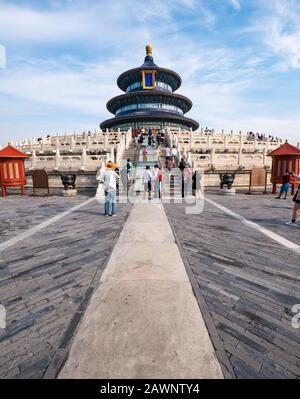 Saal des Betens für Gute Ernten, Tempel des Himmelskomplexes, Peking, China, Asien Stockfoto