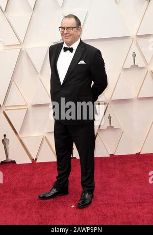 Gehen Sie auf dem roten Teppich bei den 92. Annual Academy Awards, die am 9. Februar 2020 im Dolby Theatre in Hollywood, Kalifornien, abgehalten wurden. (Foto von Sthanlee B. Mirador/Sipa USA) Stockfoto