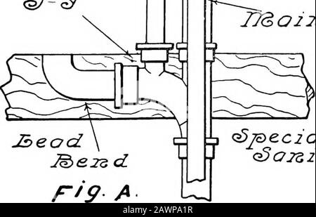 Moderne Sanitäranbauten illustriert; eine umfassende und gründlich praktische Arbeit über die modernen und am meisten anerkannten Methoden der Sanitäranbau .. . A. C/OseAs Stockfoto