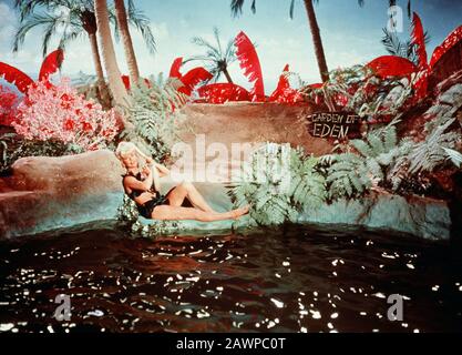 1963, USA: Die Schauspielerin und Sängerin DORIS DAY (* Doris Mary Ann Kappelhoff, geboren am 3. April 1924 Cincinnati, Ohio, USA) wie Eve in Garden of Eden Stockfoto