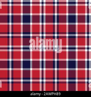 Klassisch Modern Tartan Tartan nahtlose Muster - Dies ist eine klassische Plaid, kariert, Tartan Muster geeignet für T-Shirt Druck, Gewebe, Textilien Stock Vektor