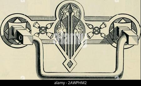 Formteile, Spiegel, Bilder und Rahmen. . Nr. 615. Price.Gilt oder Nickel..   pro Dutzend, 1 35 US-Dollar Stockfoto