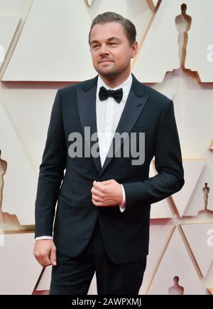 Los Angeles, Vereinigte Staaten. Februar 2020. Leonardo DiCaprio kommt am Sonntag, 9. Februar 2020, zur 92. Oscarverleihung im Dolby Theatre in der Hollywood-Sektion von Los Angeles. Foto von Jim Ruymen/UPI Credit: UPI/Alamy Live News Stockfoto