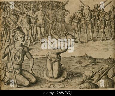 Amerika, das ist, die Erfindung vnd Offenbahrung der neuen Welt: Deroselbigen Völcker, Gestalt, Sitten, Gebräuch, Policey vnd Gottedienst . ux in bii ^iuc^t gefc^lagen fetten / were o^ne ^weife( ber ^tinaontenlegen/banneebefanbfific^inber^ar^eit/ waeber^auber ^uwor gefagt f^avfager^ac ^dwien§§Just^/w ^en junt^^^^^^ bitÄeilerwellicberbem^^§ MH ©d^ijfart w. Stockfoto