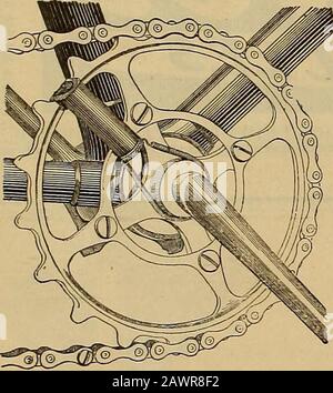 Die Rad- und Radfahrer-Handelsbilanz . f Handel. Das Gebäude, eines der besten in der Stadt, bietet viel Platz für große Exponate. F. C. Ferrin, neuer Englandvertreter der Fowler Cycle Company, ist der Urheber der Show und der mostardgetierte Arbeiter für ihren Erfolg. Der Ausschuss für Handel setzt sich aus folgenden Firmen zusammen: Whitten Cycle Company, Congdon & Carpenter, Belch & Loomis, H.A. & W. C. Keith, Pope Manufacturing Com-Pany, Williams & Monroe, Thomas Earley &Co., Keating Wheel Company, Dawson &Co., Fowler Cycle Company, Corp Bros., und The Waltham Manufacturing Company. MAK Stockfoto