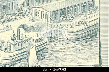 Das hundertjährige Jubiläum der Stadt Hamilton, Ohio. i.^^!^^^^ The Flloslep Safe and Liock Company. Stockfoto