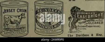 Kanadischer Lebensmittelhändler Juli-Dezember 1907. Große Gläser in Kaiserlichen Größen...pro doz. 98 25 Mittelgroße Gläser 4 50 Kleine Bize-Gläser 2 40 Individuelle Gläser 1 00 Imperial Holder-Large Size? 18 00 Mittelgroße 17 00 kleine Größe 12 00 Roquefort-Großer Aire 1 40 (Kleine Größe 2 40 Coupon Books-Allisons. Für Aale in Kanada von Der Eby Blaln OoLimite, Toronto. 0. O. Beauchemin kFils, Montreal.81, 83,83. 85, 810 und 820 Bücher. TJN - Deckt die SDD num Coupons auf. Anzahl Edin viele weniger als 100 Bücher, eine Art sortiert. 4c. 44o. 100 bis 500 Bücher Sic 4c 100 bis 1.000 Bücher Sc ic Allsona Coupon Pass Book. 00 bis 83 00 Buo Stockfoto