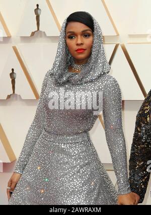 Februar 2020, Hollywood, Kalifornien, JANELLE MONAE während der Ankünfte für die 92nd Annual Academy Awards, die von der Academy of Motion Picture Arts and Sciences verliehen werden. (Kreditbild: © AdMedia über ZUMA Wire) Stockfoto