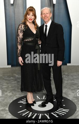 Februar 2020 - Los Angeles, Kalifornien - Bryce Dallas Howard, Ron Howard. 2020 Vanity Fair Oscar Party nach der 92. Oscarverleihung im Wallis Annenberg Center for the Performing Arts Photo Credit: Birdie Thompson/AdMedia/MediaPunch Stockfoto