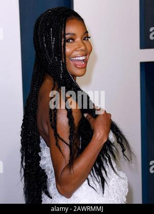 Beverly Hills, Kalifornien, USA. Februar 2020. Beverly HILLS, KALIFORNIEN - 9. FEBRUAR: Gabrielle Union besucht die Vanity Fair Oscar Party 2020 im Wallis Annenberg Center for the Performing Arts am 9. Februar 2020 in Beverly Hills, Kalifornien. Foto: Crash/imageSPACE/MediaPunch Credit: MediaPunch Inc/Alamy Live News Stockfoto