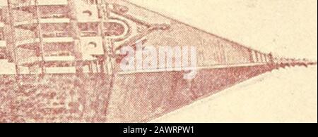 Das hundertjährige Jubiläum der Stadt Hamilton, Ohio. Stockfoto