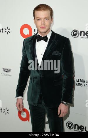 Los Angeles, USA. Februar 2020. Cameron Monaghan nimmt an der 28. Jährlichen Elton John AIDS Foundation Academy Awards Viewing Party Zur Feier Der 92. Oscarverleihung im West Hollywood Park am 09. Februar 2020 in West Hollywood, Kalifornien, Vereinigte Staaten, mit. (Foto von Art Garcia/Sipa USA) Credit: SIPA USA/Alamy Live News Stockfoto