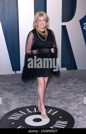 Beverly Hills, USA. Februar 2020. Beverly HILLS, KALIFORNIEN - 9. FEBRUAR: Martha Stewart besucht die Vanity Fair Oscar Party 2020 im Wallis Annenberg Center for the Performing Arts am 9. Februar 2020 in Beverly Hills, Kalifornien. Foto: Crash/imageSPACE Credit: Imagespace/Alamy Live News Stockfoto