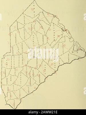 Klimatologische Daten, South Carolina. Raleigh, N. C. WEATHER BUREAU OFFICE Mat 2, 1906. O 05 Pio QI-I &lt;i1 OIP-( &lt;1W PH&lt;1 fin H:?; H. Mm;. II 190r&gt;. (M.lMATOIXMilCAI. UKLOin: Süd (JAKol-INA SK(T1()N. 19 V. VS. NI;r.K riNiiNT OV .xr.Kicn.TrKi;, CLlMATOIi)Giral SlRVLCE OV tiu; WEATIU^R nURHAU. ZENTRALE: WASHINGTON, D. C. SOUTH CRROIILNFL SECTIORJ, J. W. BAUER, Sektionsleiter. Vol.- IX COI.UMiuA, S. C, März 1906. Nr. 3. GENEKAL, ZUSAMMENFASSUNG. Der mittlere Temperament für Tlie Current March war so niedrig wie der niedrigste Rekord der letzten dreizehn Jahre, der vorschauälteste März h Stockfoto