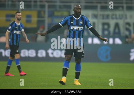 Mailand, Italien. Februar 2020. Romelu lukaku (inter) während des FC Internazionale gegen den AC Mailand, italienisches Serie-A-Fußballspiel in Mailand, Italien, 09. Februar 2020 Credit: Independent Photo Agency/Alamy Live News Stockfoto