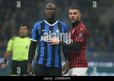 Mailand, Italien. Februar 2020. Romelu lukaku (inter) während des FC Internazionale gegen den AC Mailand, italienisches Serie-A-Fußballspiel in Mailand, Italien, 09. Februar 2020 Credit: Independent Photo Agency/Alamy Live News Stockfoto