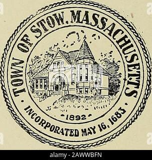 Der alte Middlesex mit kurzen biografischen Skizzen der Männer, die das Land seit seiner Ansiedlung offiziell bedient haben. Stockfoto