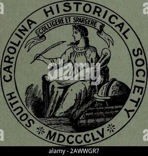 The South Carolina Historical and Genealogical Magazine. Applications j of the South Carolina Historical Society.I Journal of a voyage to Charlestown   in So. Carolina byPektiah Websterhi im Jahre 17665. Hrsg. Prof. T. P. Harri-son. I [Nachdruck aus Veröffentlichungen der Southern HistoryAssociation, April 1898.] Charleston, S. C. April 1898. 50c 8 vo. S. 18. Das South Carolina Historical and Genealogical Magazin für Januar 1900. 4,00 US-Dollar Gebundenes Volumen bei 60 % Zuschlag, 25 % Rabatt für Mitglieder. ^HRE IiAa^] MACHTE AkraNGEMENTS ZU HAYE-^^^ zu einem Iinniber von Sätzen der FI Stockfoto