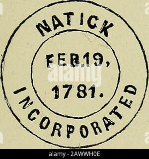 Der alte Middlesex mit kurzen biografischen Skizzen der Männer, die das Land seit seiner Ansiedlung offiziell bedient haben. Stockfoto