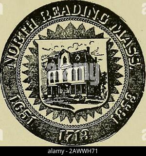 Der alte Middlesex mit kurzen biografischen Skizzen der Männer, die das Land seit seiner Ansiedlung offiziell bedient haben. Stockfoto