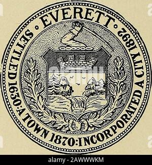 Der alte Middlesex mit kurzen biografischen Skizzen der Männer, die das Land seit seiner Ansiedlung offiziell bedient haben. Stockfoto