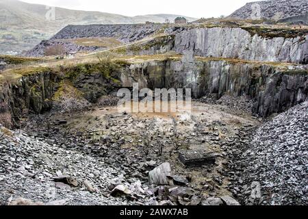 Dinorwic Quarry Llanberris North Wales Stockfoto