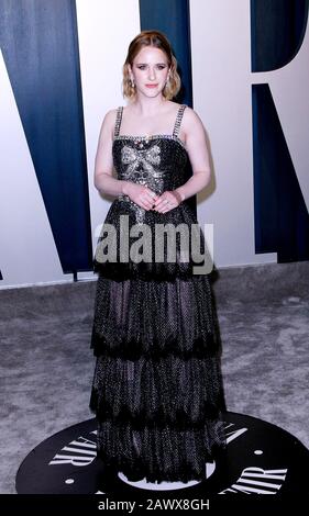 Beverly HILLS, KALIFORNIEN - 9. FEBRUAR: Rachel Brosnahan besucht die Vanity Fair Oscar Party 2020 im Wallis Annenberg Center for the Performing Arts am 9. Februar 2020 in Beverly Hills, Kalifornien. Foto: Crash/imageSPACE/MediaPunch Stockfoto