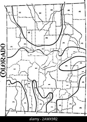 Hinweise für Hausleute; ein Handbuch der landwirtschaftlichen Möglichkeiten. Gute Bauernhöfe machen. Da sich Wyoming in den ariden und semiariden Regionen befindet, wird der Bestand unter dem Reichweitensystem immer ein wichtiger Versuch sein. Immer noch werden in großer Zahl Rinde und Schafe aufgezogen, gedankenreich wurden die Ranches in kleine Bauernhöfe geschnitten. Mit zunehmender Anzahl kleiner Bauernhöfe steigt auch die Menge an Viehbestand im Staat, denn unter Bewässerung oder Trockengehöft wird das Land viele mehr Tiere als die Freilandhaltung unterstützen und immer noch Platz für andere Linien als die Bestandsaufhebung lassen. Auch in t gibt es großen Mineralreichtum Stockfoto