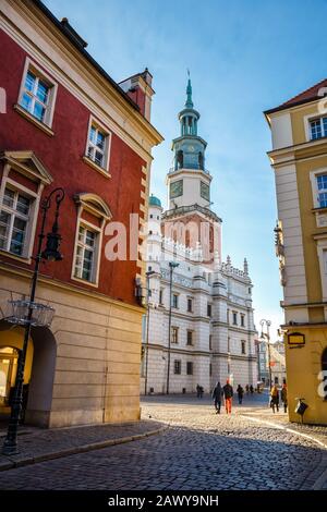 Rathaus in Posen, Polen Stockfoto