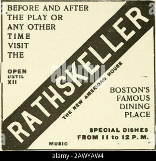 Diese Woche in Boston . t :-.45 S. in. Tarif 75c. TicL-CTS und alle anderen Tvolllcy in Fonnation auf Passagier Pepf., Bay State Street Railway Co. {Seefest Inside Cover.) Für Marblehead, Salem. Gloucester und Cape Ann, nehmen Sie den Eingang CARS AtBrattle Street zum Scollay Square, Sulnvay. Tarif 70 Cent. Gesellschaften Outing des Essex Clubs in Ifaniilton. Outing von Everett Republikanern. Lauuchiug von Argentinien Kriegsschiff am Fluss Fore. Floating Ilosfital fr/^) a. In. Jährliches Nirefim: Von Simon llillard Nachfahren.-Isociafion atConcrd, Rathaus. Reunion des M)tli-Regiments. Mass. Iolunteers. In Suntaug Lak Stockfoto