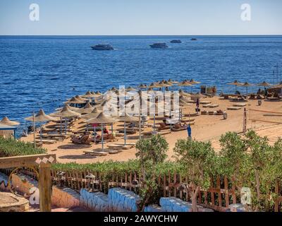Sharm el-Sheikh Beach Resort in Sinai, Ägypten Stockfoto