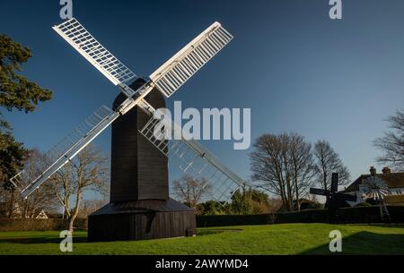 High Salvington Windmill in Worthing, West Sussex, Großbritannien Stockfoto