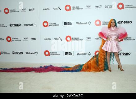 West Hollywood, Ca. Februar 2020. Gast bei der Elton John 28th Annual Academy Awards Viewing Party im West Hollywood Park in Kalifornien am 9. Februar 2020. Kredit: Faye Sadou/Media Punch/Alamy Live News Stockfoto