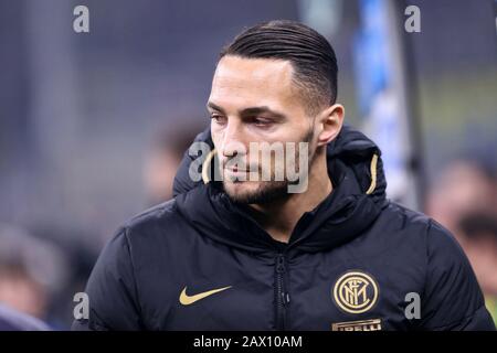 Mailand, Italien. Februar 2020. Italienische Serie A. Fc Internazionale vs. Ac Mailand. Danilo D'Ambrosio vom FC Internazionale . Stockfoto