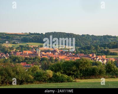 Blick auf Spalt, Franken, Bayern, Deutschland, Spalt, Franken, Bayern, Deutschland Stockfoto