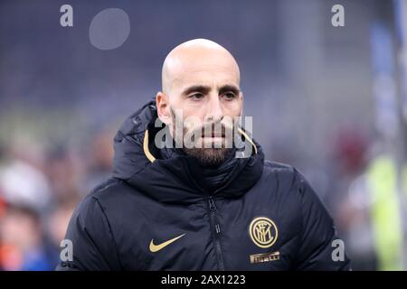 Mailand, Italien. Februar 2020. Italienische Serie A. Fc Internazionale vs. Ac Mailand. Borja Valero vom FC Internazionale. Stockfoto