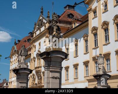 Schloss Ellingen, Weißenburg, Franken, Bayern, Deutschland Wildblumenwiese, Schloss Ellingen, Weißenburg, Franken, Bayern, Deutschland Stockfoto