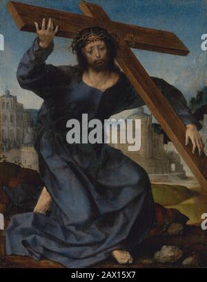 Christus, Der Das Kreuz Trägt, ca. 1520-25. Stockfoto