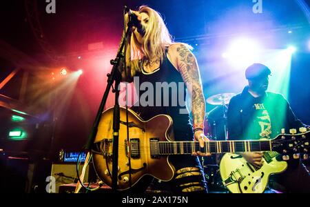 The Creepshow - The Garage, Glasgow, 7. Februar 2020 - © Allan Maxwell Stockfoto