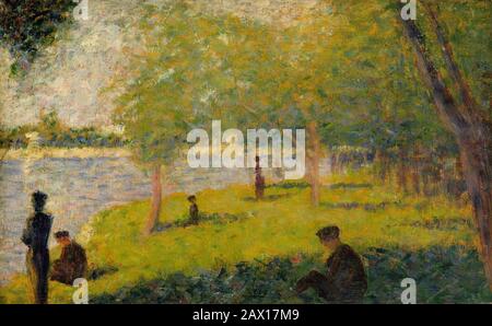 Studie für "EIN Sonntag auf La Grande Jatte", 1884. Stockfoto