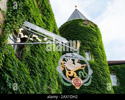 Weißes Bräuhaus, Kelheim, Altmühltal, Bayern, Deutschland, Weißes Bräuhaus, Kelheim, Bayern, Deutschland Stockfoto