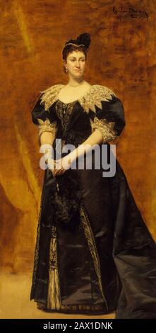 Frau William Astor (Caroline Webster Schermerhorn, 1831-1908), 1890. Stockfoto