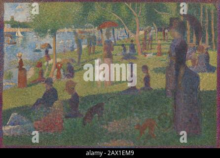 Studie für "EIN Sonntag auf La Grande Jatte", 1884. Stockfoto