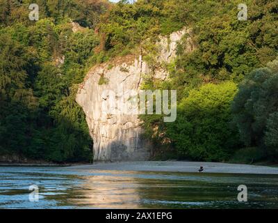 Donaudurchbruch bei Weltenburg, Donau, Bayern, Deutschland, Donaudurchbruch bei Weltenburg, Donau, Bayern, Deutschland Stockfoto