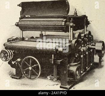 Kanadische Holzindustrie . Alle Slip-On Heads Nichts auf dem Markt kann mit ihnen vergleichen. WriteFor The Big Pictures oder Consultour Canadian Representatives: Garlock-Machinery 506 Foy Bldg.32 Front St. West Toronto - Ont. Telephone Main 5346. Gleichermaßen effektiv bei schweren oder leichten Beständen, Onshort- oder Langteilen- Zwei Maschinen in einer American Woodworking Machinery Co. Executive und General Sales Office Rochester, N. Y. Bei aril, dem kanadischen HOLZARBEITER WoodworkingMachinery, Das wir alle Arten, einschließlich der kompletten Linie der American Wood Working Machinery Co. ROCHESTER, N. Y. M. L. Andrews & Co. CINCIN, handhaben Stockfoto