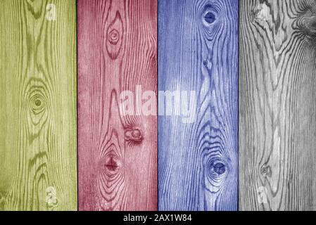 Holzfarbtafelhintergrund mit Knoten Stockfoto