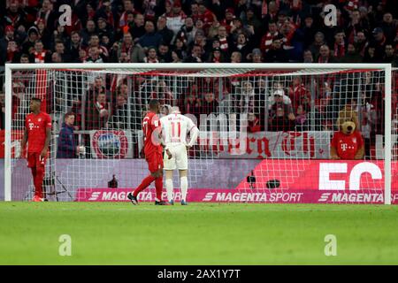 München, Deutschland. Februar 2020. Firo: 09.02.2020, Fußball, 1.Bundesliga, Saison 2019/2020, FC Bayern München - RB Leipzig 0:0, Timo Werner, RB Leipzig, PitchBallsport, ganze Zahl, Enttäuschung, Nutzung weltweite Gutschrift: Dpa/Alamy Live News Stockfoto