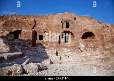 Dara ist eine historische antike Stadt an der Mardin, Türkei Stockfoto