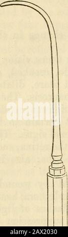 Ein Handbuch der Chirurgie: Mit fünfzig Abbildungen . geregelt, und die cutaneousand allgemeine Zirkulation wird durch Übung und Baden gefördert. Sollte es sympathisch sein, Gelbsucht überlagern, Magenbeschwerden oder Würmer, muss die allgemeine Gesundheit reguliert werden, damit eine Heilung erwartet werden kann. Sie kann aus Tumoren in der Nähe des Auges und kariösen Zähnen entstehen, die entfernt werden sollten. Wenn es einer Verletzung des fünften Nervenpaares folgt, sollte die Wunde verdünnt werden; oder wenn sie geheilt wird, muss der Zikatrice herausgeschnitten werden. Sollte es dem Gebrauch von Tabak oder Opium folgen, kann es durch ein kaltes Duschbad, cou, erleichtert werden Stockfoto