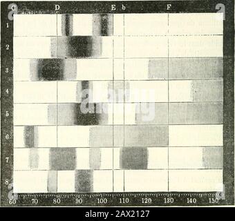 Traité d'Analyse chimique appliquée à la physiologie et à la pathologe; Guide pratique pour les Recherche cliniques . n. Auf peut contrôler ladication fournie par ce précieuxinstrument en Taisant les Réactions suivantes: 1 légère acidifier jusquà-ment le liquide coloré, le laire bouillir à Formation de coa-gulum et déterminer la présence de loxyde de 1er dans ce Résidu; 2 aprèsavoir rechercher à laide du microscope les cristaux dhémine caractères préparé le liquide comme nous venine plus de la pos de lobe. Haies Dabsorption des Divers matières colorantes du sang Stockfoto